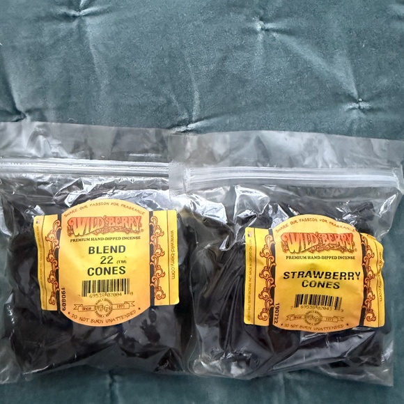 Wild Berry incense cones 100 qty each bag/2 bags - Picture 1 of 1
